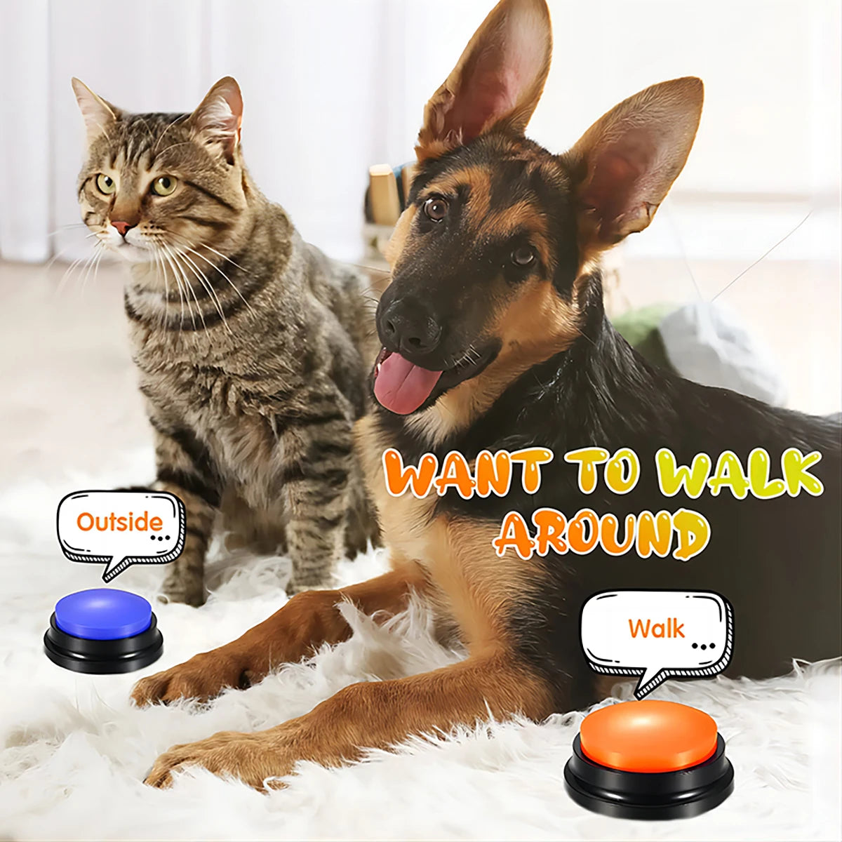 Koiran puheopetus nappulat / Dog Toys speaking buttons