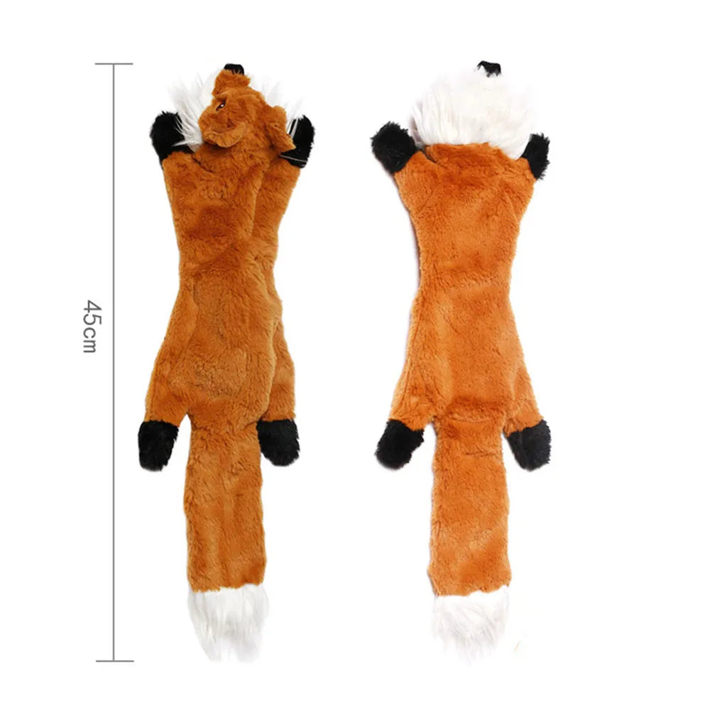 Yli ajetut pehmoeläimet / Funny Simulated Animal dog toy
