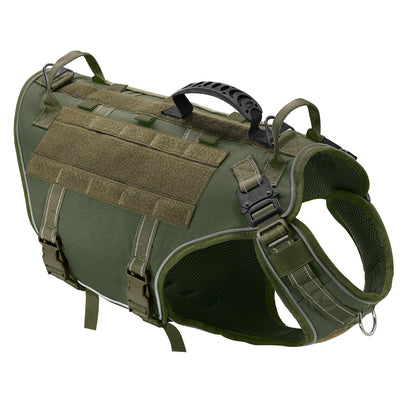 Taktiset valjaat armeija valjaat, vedonesto, useita värejä / Tactical Dog Training Vest No Pull Military Harness Adjustable Dog Hiking Harness Working Vest For Medium Large Dogs