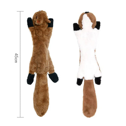 Yli ajetut pehmoeläimet / Funny Simulated Animal dog toy