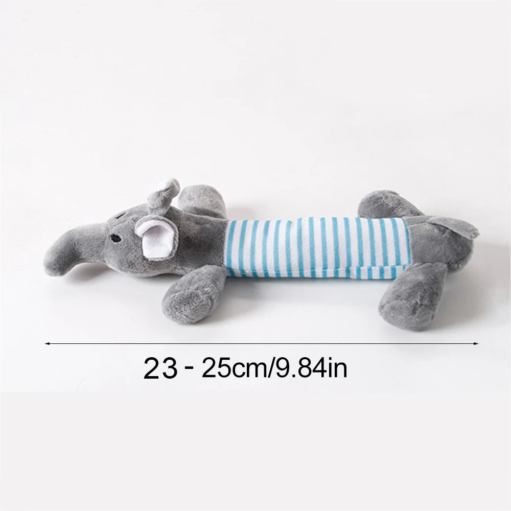 Yli ajetut pehmoeläimet / Funny Simulated Animal dog toy