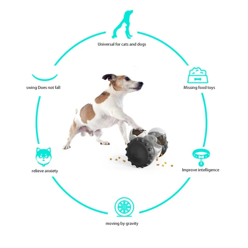 Liikkuva herkkujen tiputtaja robotti, Dog Toys Interactive Toys