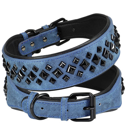 Niittipanta / Dog Collar For Large Dogs Cool Spikes Studded Leather Pet Collars For German Shepherd Mastiff Rottweiler Bulldog Accessories
