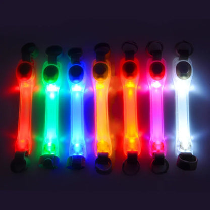 Led valo pantaan,hihnaan tms. / Dog Glowing Collar & Leash Anti Lost Safety Outdoor Waterproof Warning LED Flashing Light Strip Pet Harness Dog Accessories