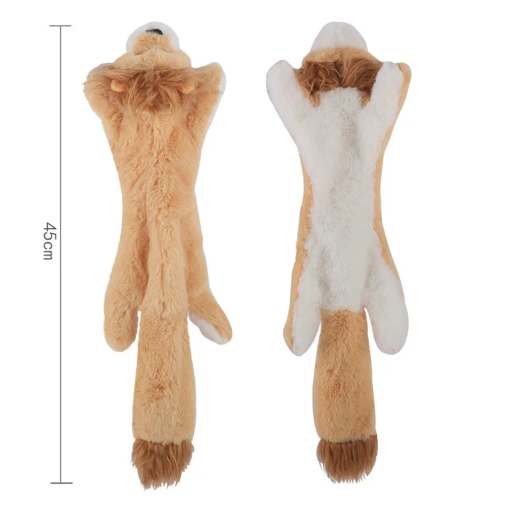Yli ajetut pehmoeläimet / Funny Simulated Animal dog toy