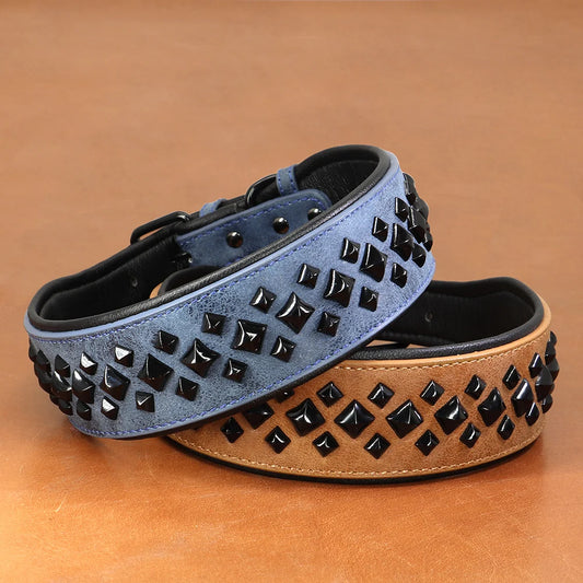 Niittipanta / Dog Collar For Large Dogs Cool Spikes Studded Leather Pet Collars For German Shepherd Mastiff Rottweiler Bulldog Accessories