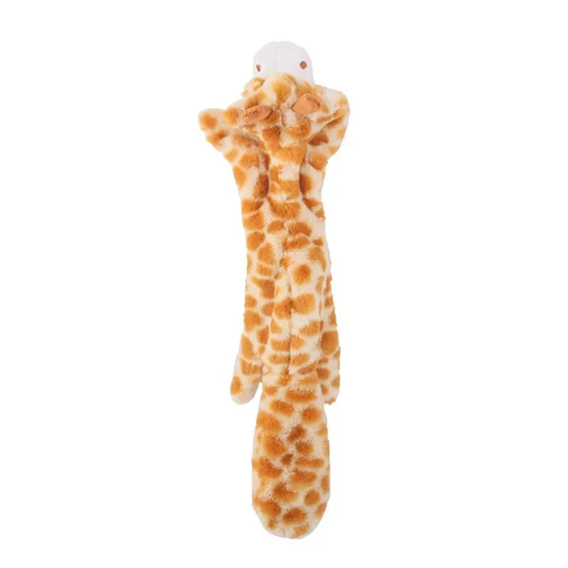 Yli ajetut pehmoeläimet / Funny Simulated Animal dog toy