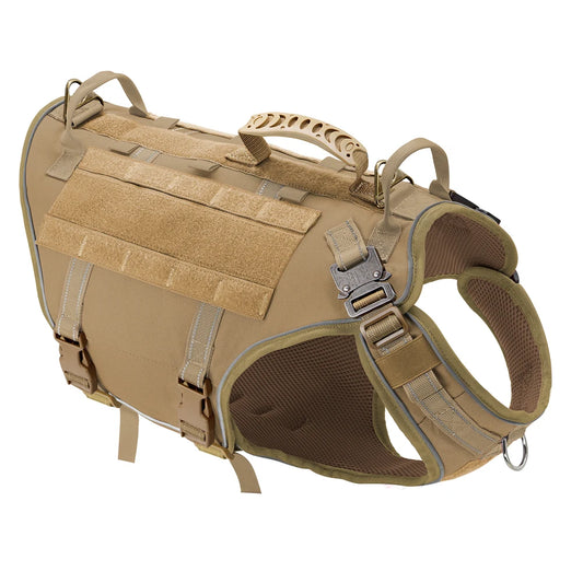 Taktiset valjaat armeija valjaat, vedonesto, useita värejä / Tactical Dog Training Vest No Pull Military Harness Adjustable Dog Hiking Harness Working Vest For Medium Large Dogs