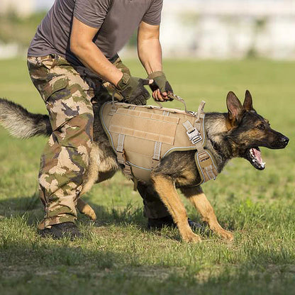 Taktiset valjaat armeija valjaat, vedonesto, useita värejä / Tactical Dog Training Vest No Pull Military Harness Adjustable Dog Hiking Harness Working Vest For Medium Large Dogs