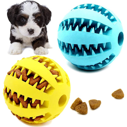 Koiran herkku pallo / puuhapallo Dog Toy Interactive Rubber Dog Ball