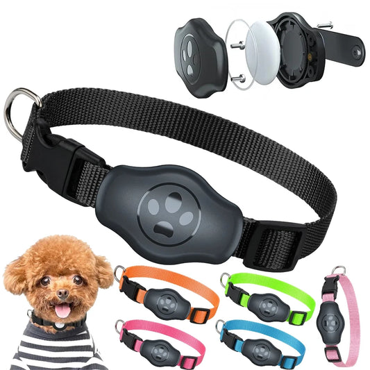 Airtag paikannus panta, koiranpanta, vedenpitävä, erivärejä / Upgraded AirTag Dog Collar, IP68 Waterproof Air Tag Holder, Reflective, Ultra-Durable, Comfortable for Small Medium Large Pet